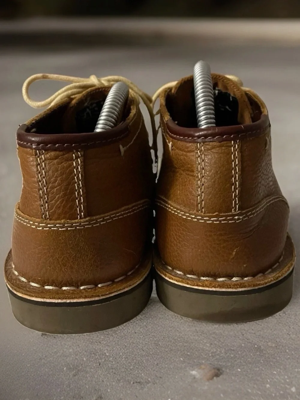 Kenneth Cole Reaction Chukka Leather Boot Desert Sun Men's Size 7.5